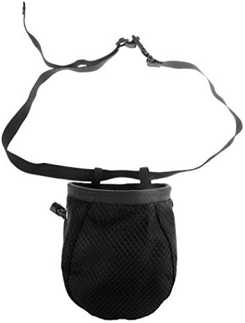 Perfeclan Magnesiabeutel Chalkbag für Aktivitäten, Schwarz