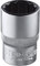 WGB Motorradwerkzeug, Motorradtool 10mm (3/8) Steckschlüssel-Einsatz 12-kant SW10 17x28mm, Unisex, Multipurpose, Ganzjährig, silber