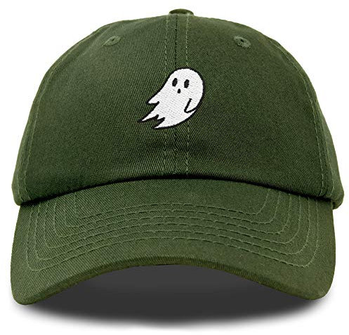 DALIX Baseballkappe für Herren und Damen, Bestickt, Baumwolle, verstellbar, Oliv/Blatt für Mich (Leaf It to Me), Einheitsgröße