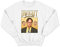 Sanfran Clothing Dwight Schrute Homage Funny Office TV Show Vintage Retro 90's Jumper Sweatshirt Extra Large/White