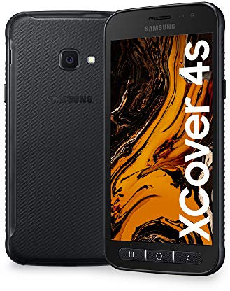 Samsung Galaxy Xcover 4S Enterprise Edition, Smartphone, écran 5,0 HD, 32 Go extensible, RAM 3 Go, batterie 2800 mAh, certification IP68, Android 9 Pie, version italienne, noir