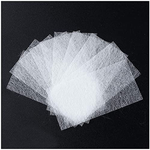 100PCS Silk Nail Wrap, Kalolary Magical Nail Extension Silk Fiberglass Nail Care Fiberglass Silk Nails Wrap Stickers Non-Woven French Nail Warp for Gel Extension Nail Art Tools