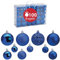 WOMA Christbaumkugeln Set Blau & 22 weiteren Farben - 50er & 100er Weihnachtskugeln Set - Weihnachtskugeln Kunststoff - Weihnachtsbaum Deko & Christbaumschmuck