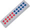 SCHUBI Abaco 20: Modell C 5/5 Kugeln parallel (rot/blau) (SCHUBI Abaco 20: Der Zähl- und Rechenrahmen bis 20 mit dem genialen Dreh!)