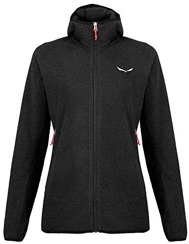 Salewa Damen Nuvolo Pl W Jkt Fleecejacke Midlayer, Black Out Melange, S EU