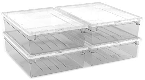 Terry, Behälterset mit Deckel, transparent, 4 Einheiten