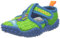 Playshoes Unisex Kinder Aquaschuhe Laufschuh, Blau Grün Dino, 24/25 EU