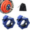 Barbell Clamps Olympic Bar Collars 2 Inch Quick Release Barbell Lock Clamp Locking Standard Bar Weight Plates Collar Clips for Workout Weightlifting Fitness Training Bodybuilding-Blue