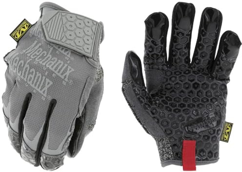 Mechanix Wear Box Cutter Gloves - Cut Resistant Work Gloves for Construction, Woodworking & Home Improvement - Machine Washable & Touchscreen Compatible - Medium, Grey