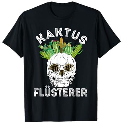 Coole Kaktus Pflanze Kakteen Liebhaber T-Shirt - Schwarz, Unisex, Kurzarm, S, Klassische Passform, Gothic, Alternative, Herbst, Winter