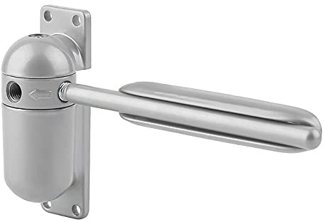 DaMohony Cierrapuertas con Resorte de Seguridad Interior Residencial, Bisagra de Puerta Automática Montada en Superficie Ajustable con Resorte para Cierre Automático