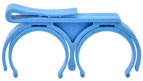 Golf Clip, Golf Folding Ball Clip, Professional Golf Ball Holder Clip Organizer Golfer Golfing Tool Accessory For Indoor Outdoor Garden Grassland(Blue)