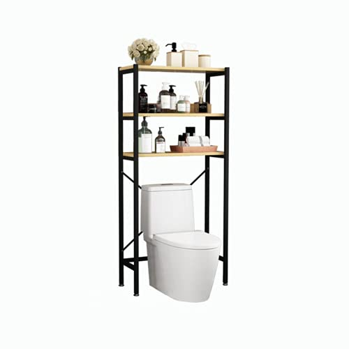 MAGIC SELECT Scaffale da Bagno sopra la Toilette. Mensole Organizer Salvaspazio. Scaffalatura da Bagno sopra la Toilette o la Lavatrice. Legno E1 e Acciaio.