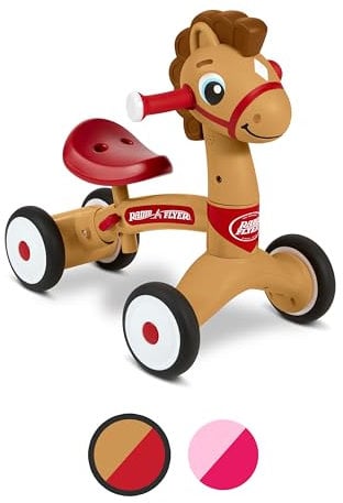 Radio Flyer Lil' Racers: Percy the Pony, Toddler Ride on Toy For 1-3 Years Old