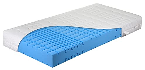 DaMi Kaltschaum-Matratze Komfort - Orthopädische 7-Zonen Kaltschaummatratze (RG50) - 180 x 200 cm, Härtegrad 3 fest