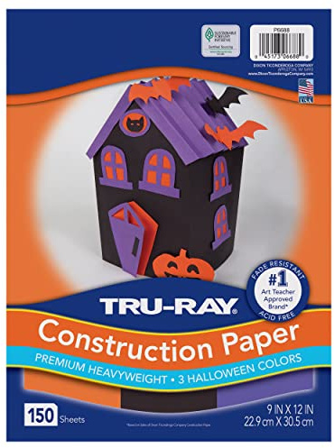 Tru-Ray Construction Paper 9x12 Halloween Assortment