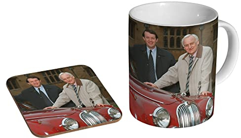 profiles Inspector Morse - Ceramic Coffee Mug + Coaster Gift Set