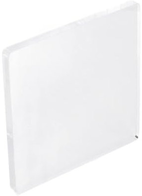 Beufee Acrylblock 15 x 15 cm Stempelblöcke Leicht zu greifen Runde Ecke Acryl Klare Stempelblöcke Werkzeuge Transparente Klare Stempel Dekorative Stempelblöcke für Scrapbook-Kartenherstellung