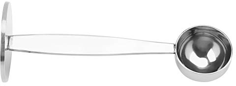 Cuillère à café en Poudre à Double Usage en Acier Inoxydable avec Outil de Bourrage Cuillères en Métal Barista