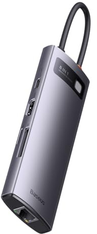 Baseus Hub 8in1 StarJoy Serie, USB-C auf 3X USB 3.1 + HDMI + USB-C PD + RJ45 + microSD/SD