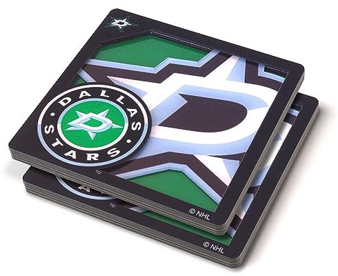 YouTheFan NHL Dallas Stars 3D Logo Serie Untersetzer