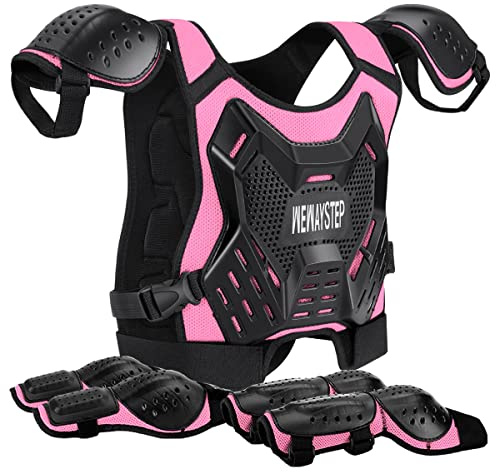Kids Dirt Bike Gear - Youth Chest Protector Motocross Kids Motorcycle Gear Protective Riding Gear Body Armor Vest with Elbow Knee Guards Suit