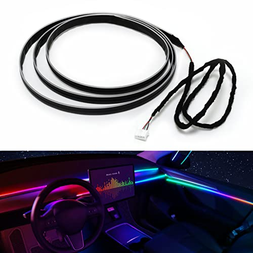 Dreamcolor Acrylic Interior Car LED Strip Light 43-inch, which fit for dreamcolor main controller connects and sub-controller kit (not including), Not applicable dreamcolor 5 in 1(single controller)