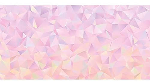 HUBDECO Schutzunterlage für den Schreibtisch - Schützt Schreibtisch vor Kratzern und Schäden - Langlebig, Hitzebeständig - Pflegeleicht, Wasserfest - Mauspad - 120x60cm - Rosa Abstrakt