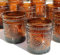 Vohocandle Lot de 12 photophores Marron pour la décoration de Table de Mariage, photophores votifs pour fête et Vacances