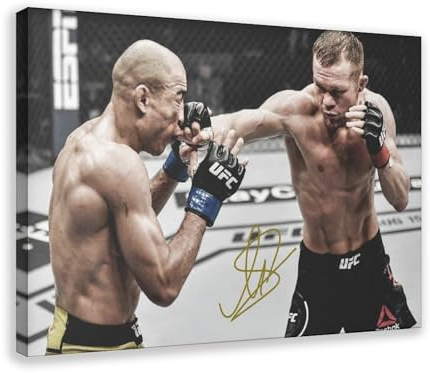 DEZARO Petr Yan- Boxer-Poster, Leinwand, Schlafzimmer, Dekoration, Sport, Landschaft, Büro, Raumdekoration, Geschenk, Rahmen-Stil, 20 x 30 cm
