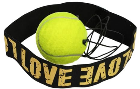 Aymzbd Box Ball Stirnband, Boxball An Der Schnur, Verbessert Die Reaktion, Speed Punchingball, Verstellbares Stirnband für, 60g Tennisball