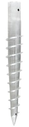 Wovar Vis de fondation acier galvanisé 63.5 x 580 mm - Par Pièce