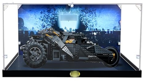 WICUS 3mm Acrylic Display Case for Lego 76240 Tumbler Dustproof Clear Display Box(NOT Included The Model)