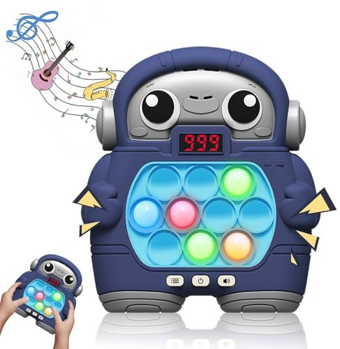 Quick Push Pop Game it Fidget Toy Profi,Quick Push Bubble Game for Kids & Adults,Bubble Pop Game Quick Push,Pop It Fidget Elektronisches Sensorspiel,Puzzle Spielmaschine