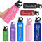 Bottiglie d'acqua personalizzate Bottiglia d'acqua personalizzata in acciaio inossidabile isolata con incisione a doppia parete bottiglie d'acqua personalizzate con nome ideale per scuola sport
