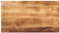 vidaXL Tischplatte, Holzplatte für Esstisch Couchtisch, Massivholzplatte Rustikales Design, Ersatztischplatte, 120x50x2,5cm Rechteckig Raues Massivholz Mango