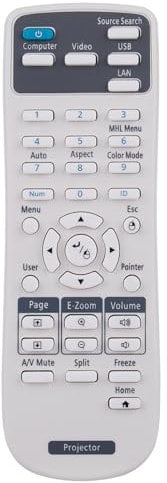 VINABTY 218178800 Replacement Remote Control Compatible with Epson Projector EB-1771W EB-1761W EB-1776W