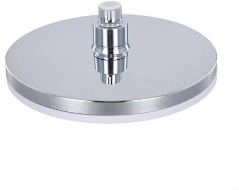 SMZhomeone 230MM Big Panel Regen Dusche Kopf Hochdruck Showerhead Regenduschkopf Beste Duscherlebnis Erleben Können Große Fluss Installierbar An Der Wand Oder Decke (Silver)