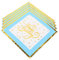 FRCOLOR 16stücke Happy Birthday Servietten Mit Goldprägung Papierservietten Für Hochzeiten Partys Und Feierlichkeiten Blau