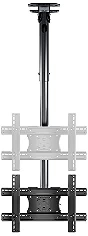 IUokLU TV-Ständer TV-Wandhalterung voll beweglich 360° drehbar neigbar Decken-TV-Aufhänger passend für 32-75 Zoll LCD-Flachbildfernseher hält Bildschirme bis zu,3 m