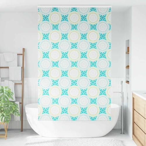 Tenda a rullo per doccia con cassetta, 130 x 240 cm, materiale PEVA, impermeabile e durevole, ideale per bagno, facile da pulire, elegante e pratico