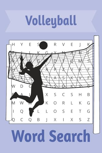 Volleyball Word Search: 50+ Fun Puzzles for Volleyball Players & Fans | 6x9