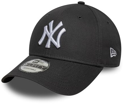 New Era New York Yankees MLB League Essential 9Forty Casquette Gris foncé