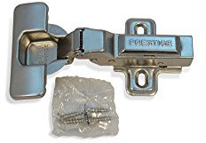 4x Charnière à boîtier avec soft system étroite (hydraulique) intégré Demi recouverment 35mm