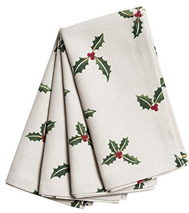 Sophie Allport Holly & Berry Napkins (Set of 4)