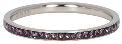 iXXXi Füllring ZIRKONIA KRISTALL silber tanzanite - 2 mm Größe Ringgröße 21