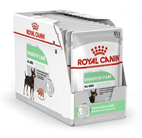 Royal Canin Digestive Care | 12 x 85 g | Nassfutter für ausgewachsene Hunde | Ab dem 10. Lebensmonat | Für Hunde mit empfindlicher Verdauung geeignet