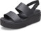 Crocs Unisex Brooklyn Women Low Wedge W Clog, Black, 3 UK