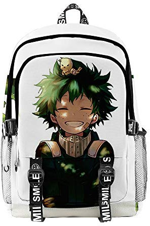 NCTCITY Academia Rucksack Student Daypack Schultasche Anime 3D-Druck Geschenkwaren Laptoptasche Bookbag Reise Schule Für Männer Frauen Jugendliche