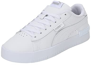 PUMA Damen Jada Gymnastikschuhe, Größe M, Puma Weiß Puma Weiß Puma Silber, 37.5 EU